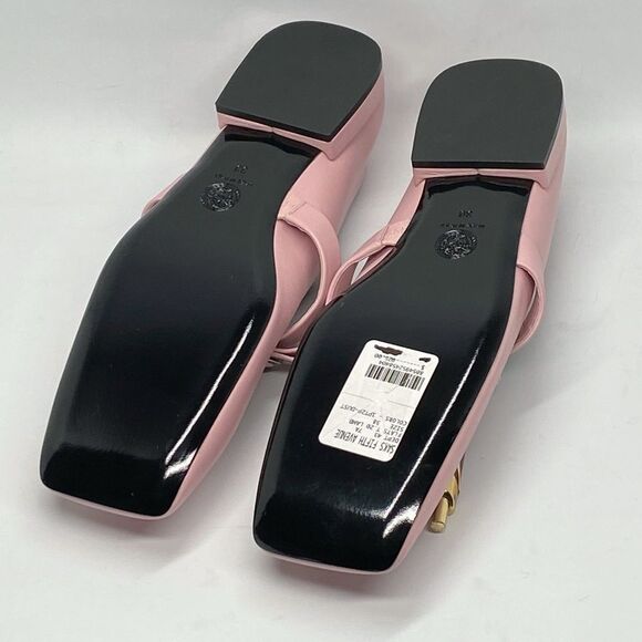 Versace Gianni Leather Ballerina Flats size 38 - Picture 11 of 12